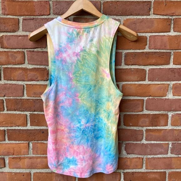 ZYIA Multicolor Tie-Dye Muscle Tee - Picture 3 of 4